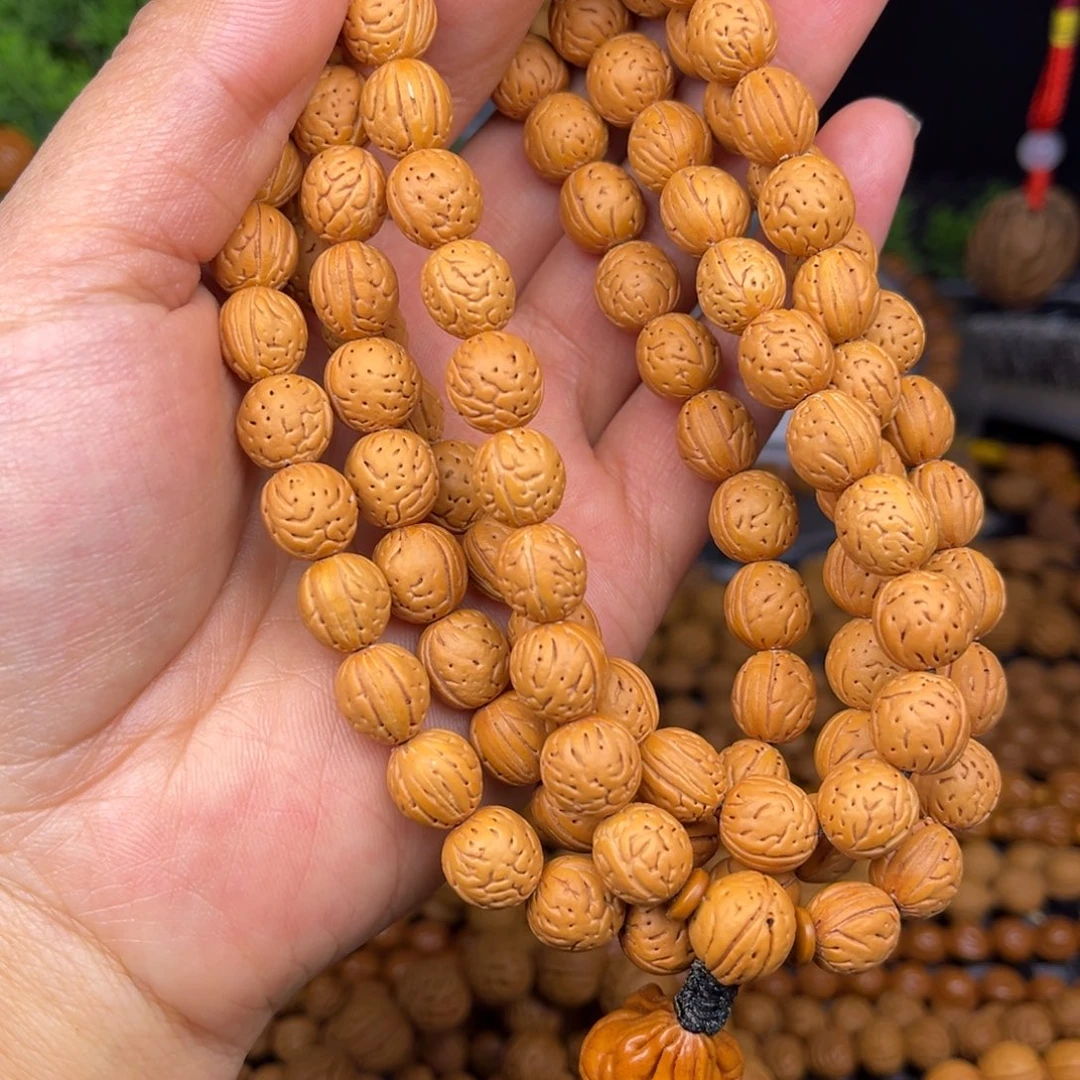 手串文玩核桃小脑纹108颗脖挂