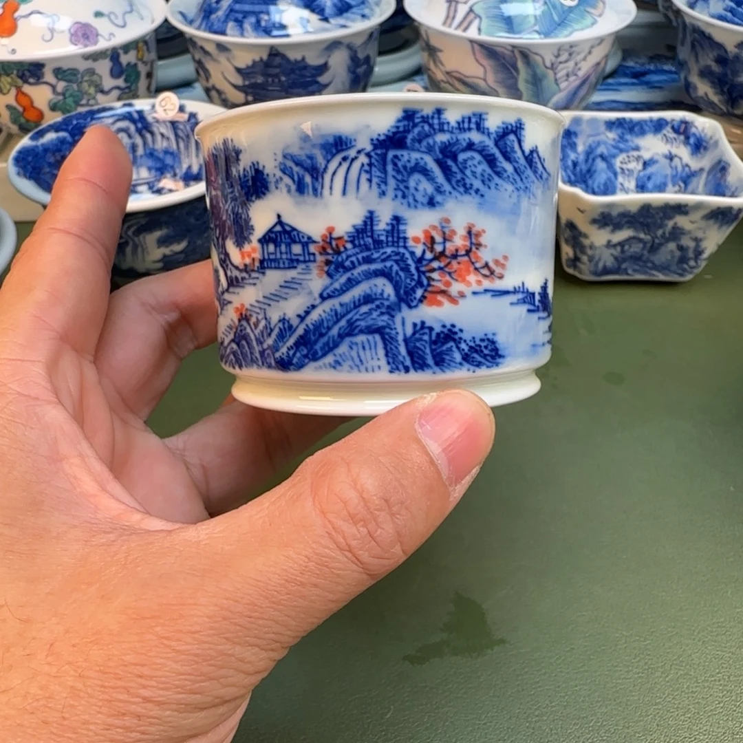 纯手工纯手绘茶具石头66