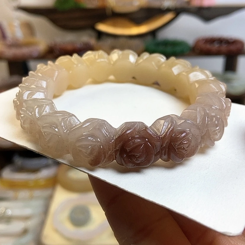 【闪购商品】石英质玉手镯未镶嵌55圈