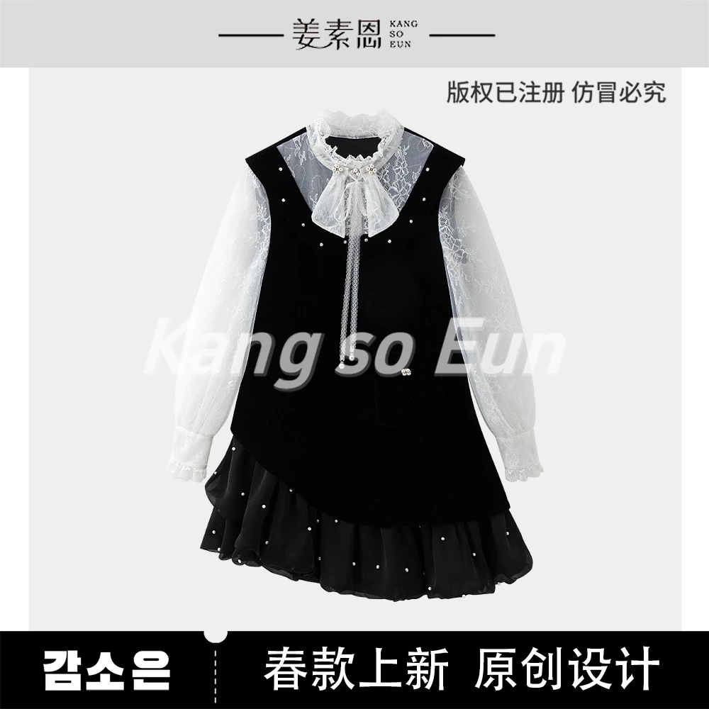 【许半夏推荐】【邂逅】气质时尚设计感连衣裙GY24DT071232