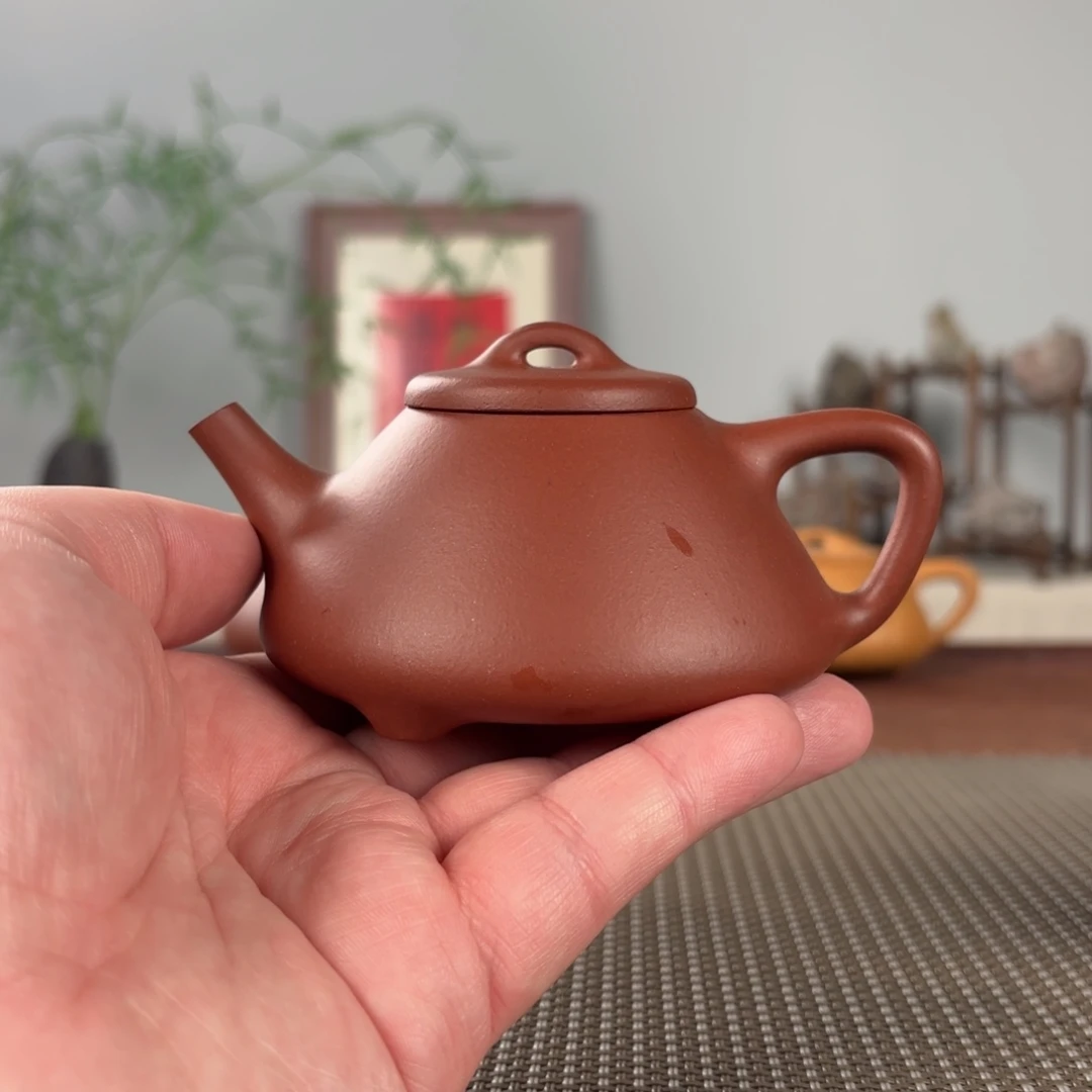 紫砂茶壶微瑕黄龙山原矿紫砂壶
