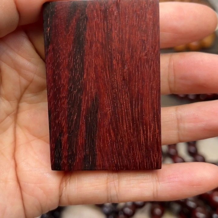 木质类印度小叶紫檀无事牌