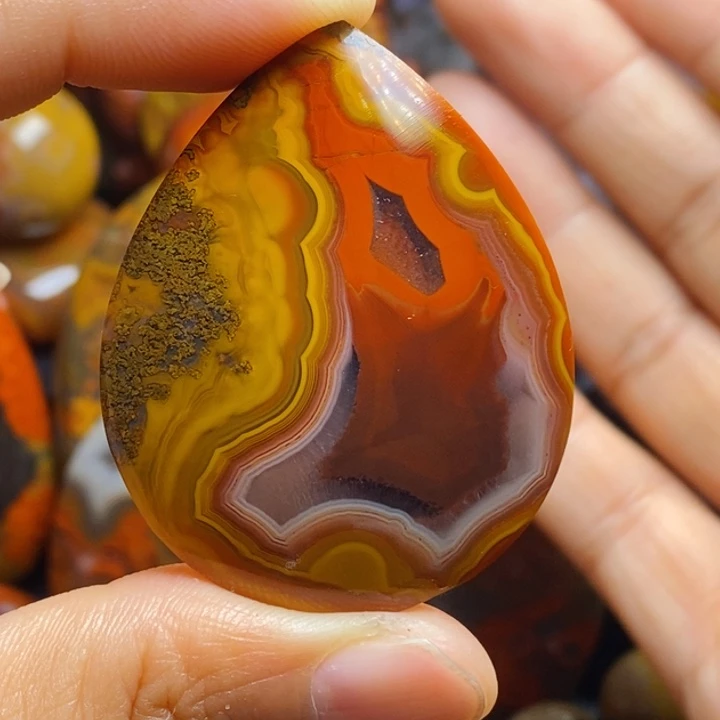 玛瑙/玉髓吊坠(不含链)未镶嵌