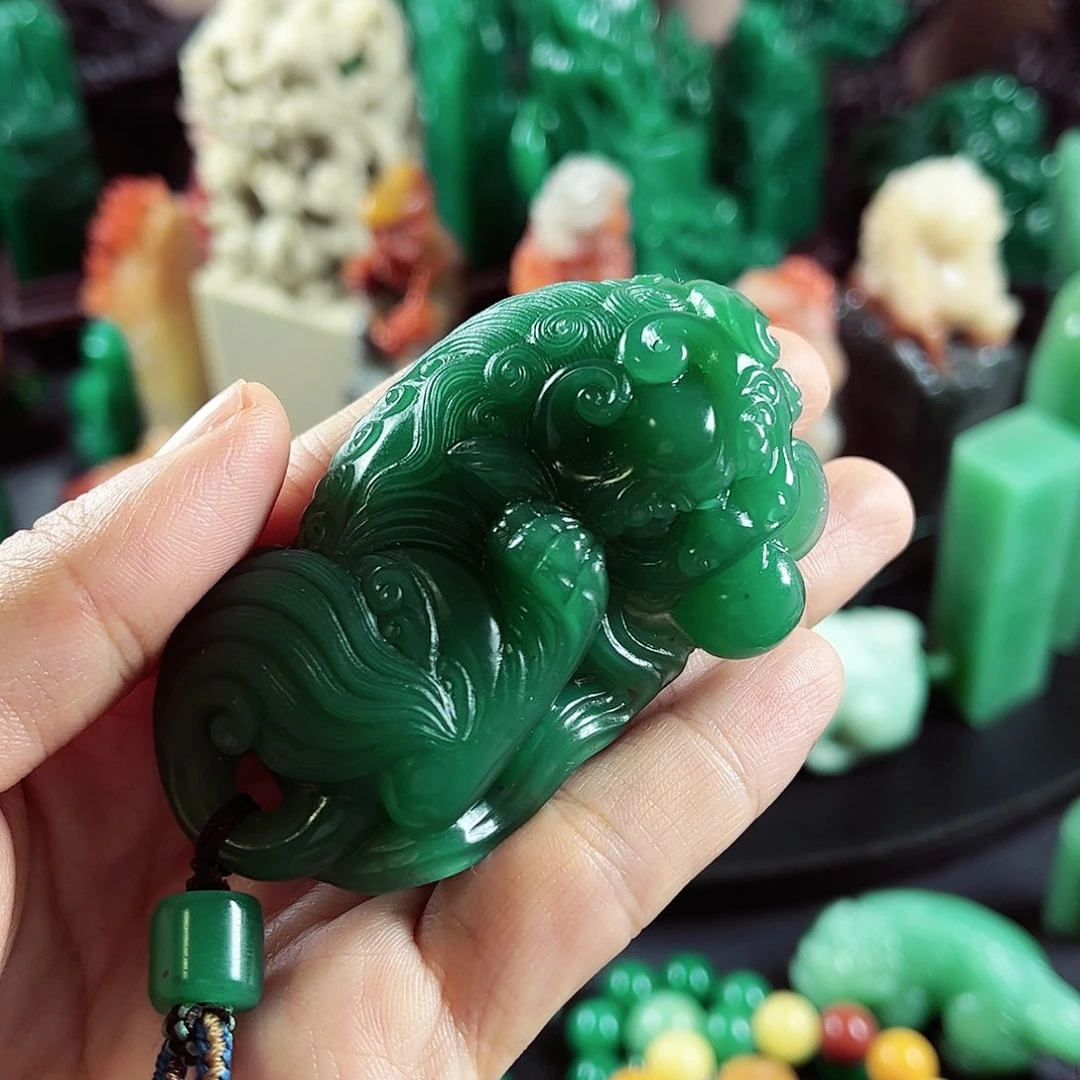 四川石雅安绿名贵石材