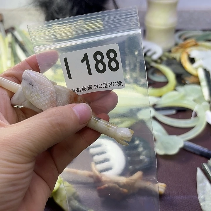 蛇纹石玉合金发饰天***狱