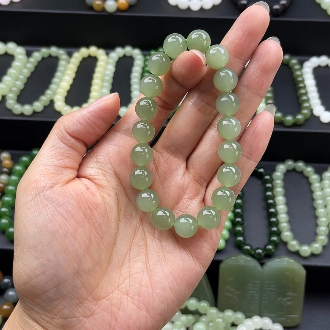 和田玉未镶嵌手链