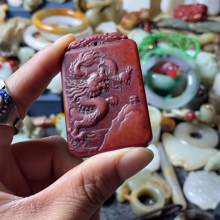 和田玉未镶嵌吊坠(不含链)