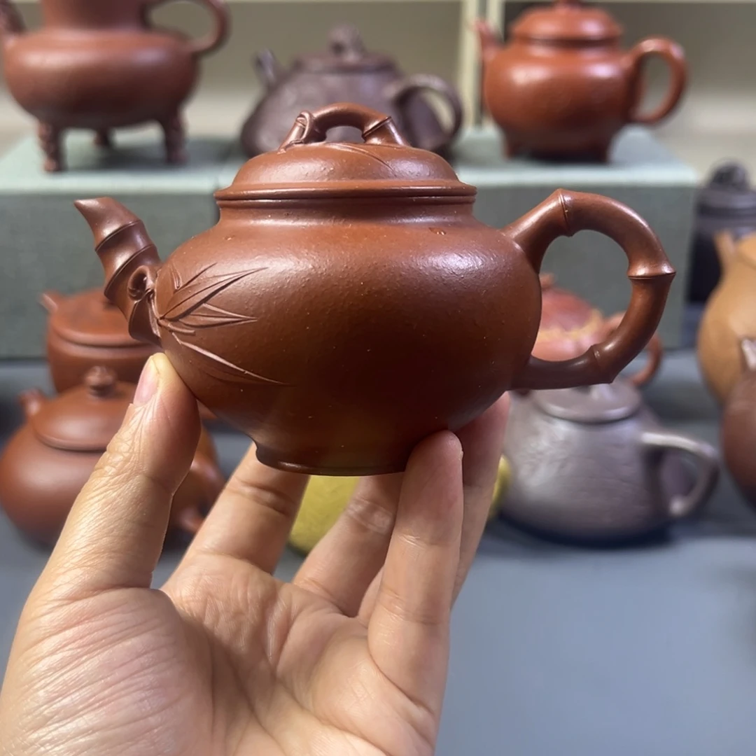 紫砂茶壶竹报春150Cc