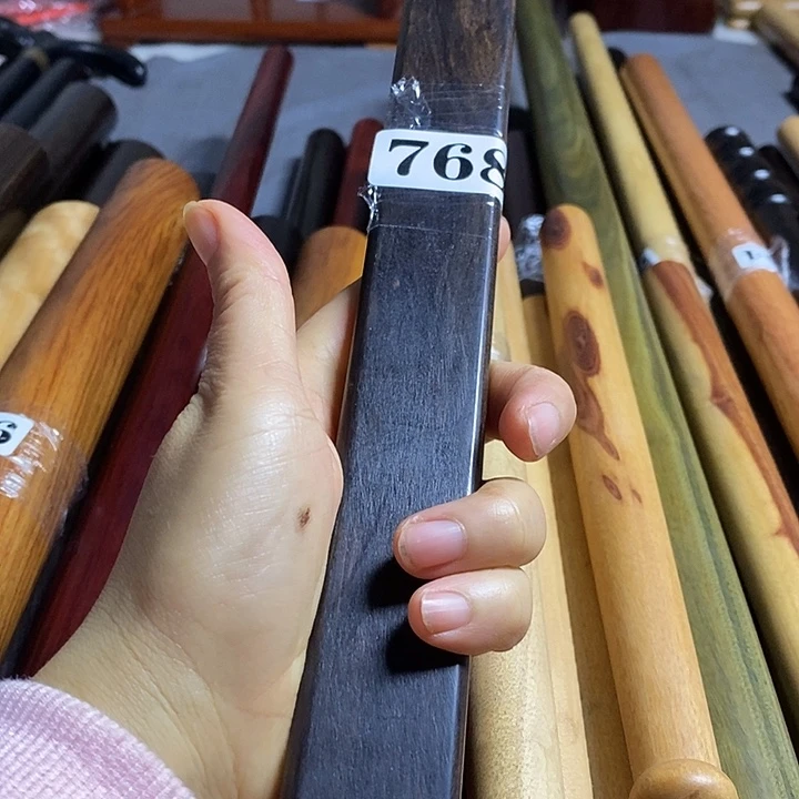璐*紫光檀剑尺长52