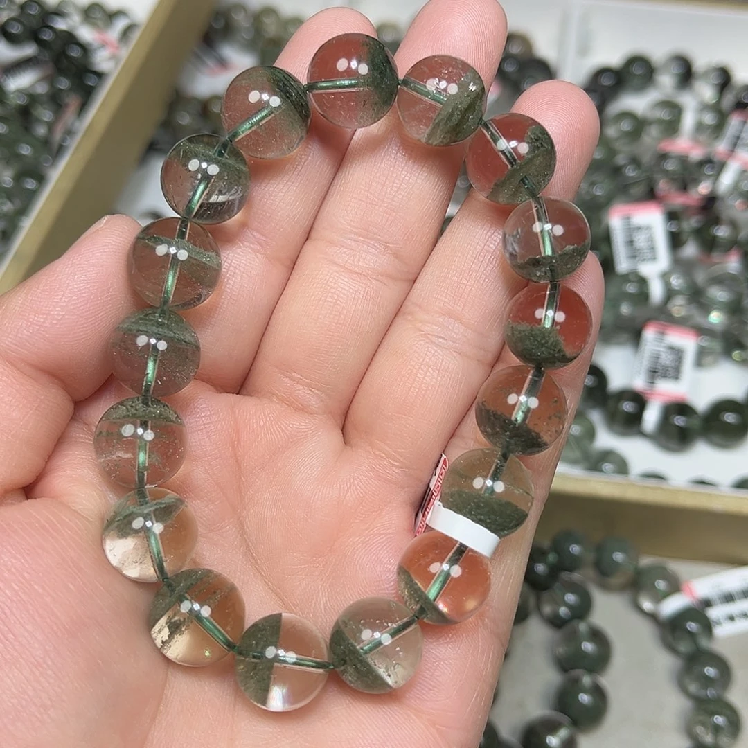 手串水晶未镶嵌绿幽灵手串