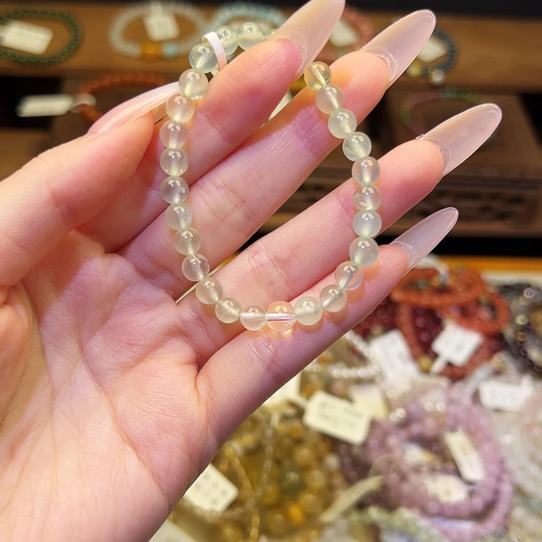 水晶手链银S925镶嵌葡萄6308