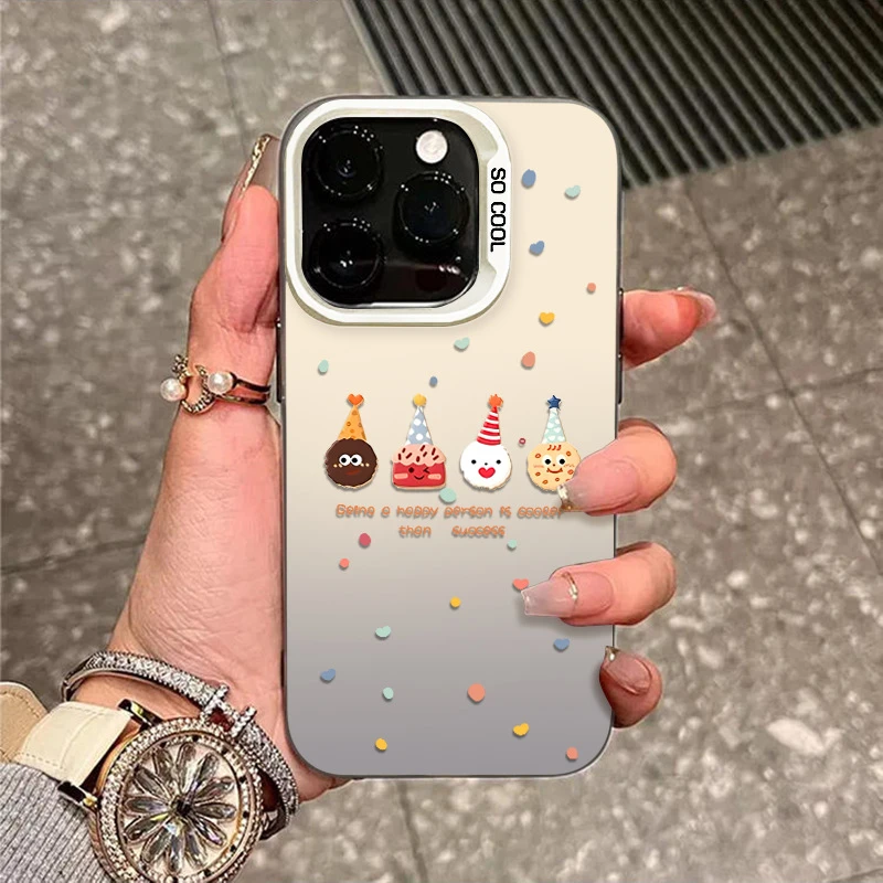 饼干小人适用16promax15iphone14可爱13新款12卡通11手机壳xr