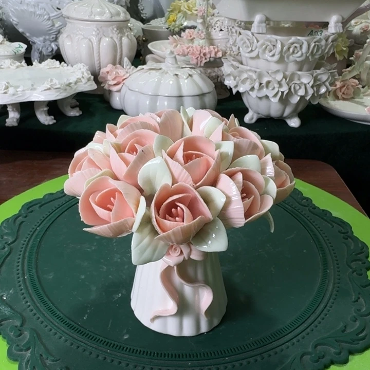 郁金香烛台扩香器摆件花