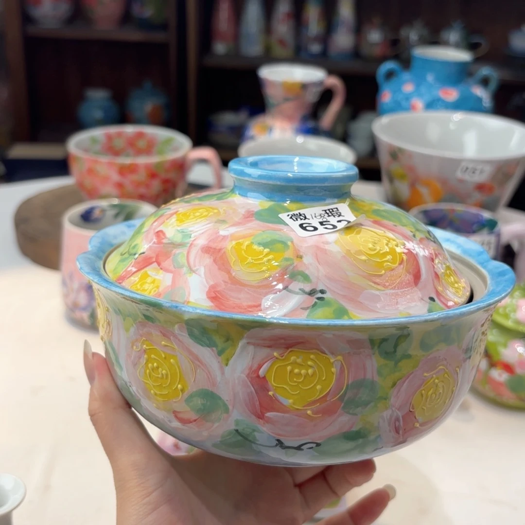 景德镇手绘高温釉下彩陶瓷茶具