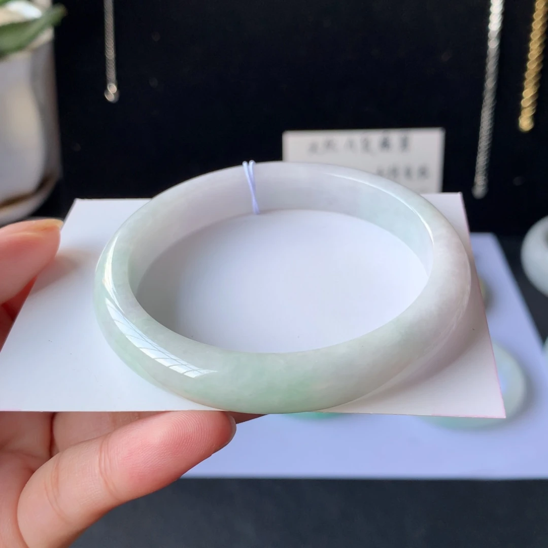 翡翠手镯未镶嵌6号48小时鉴赏期
