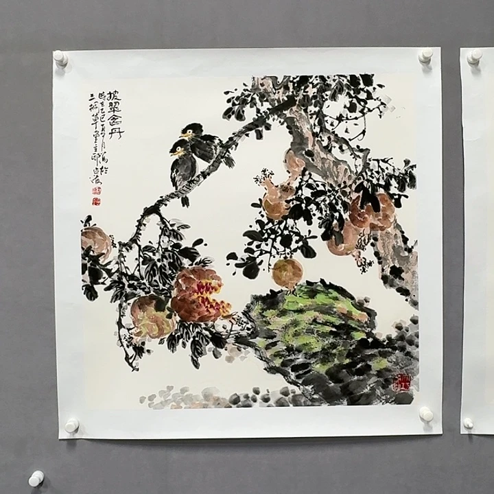 国画亲笔手绘放心去藏