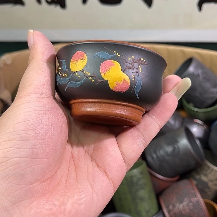 茶杯紫砂全手工紫砂主人杯