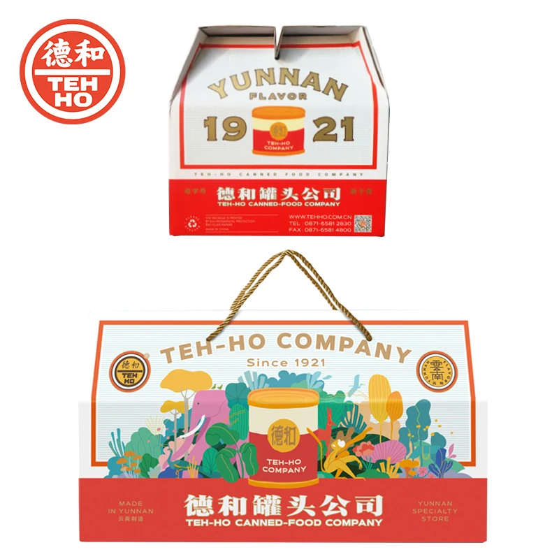 肘子1/红烧肉1/碎猪肉/ 金边午餐肉/八宝饭 礼盒装 中秋送礼