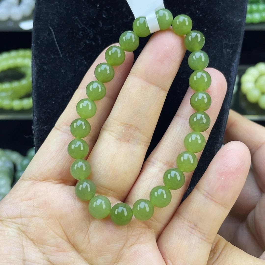 和田玉未镶嵌手链11