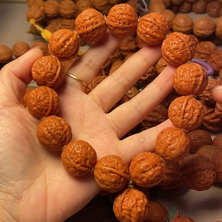 文玩核桃手串小足球