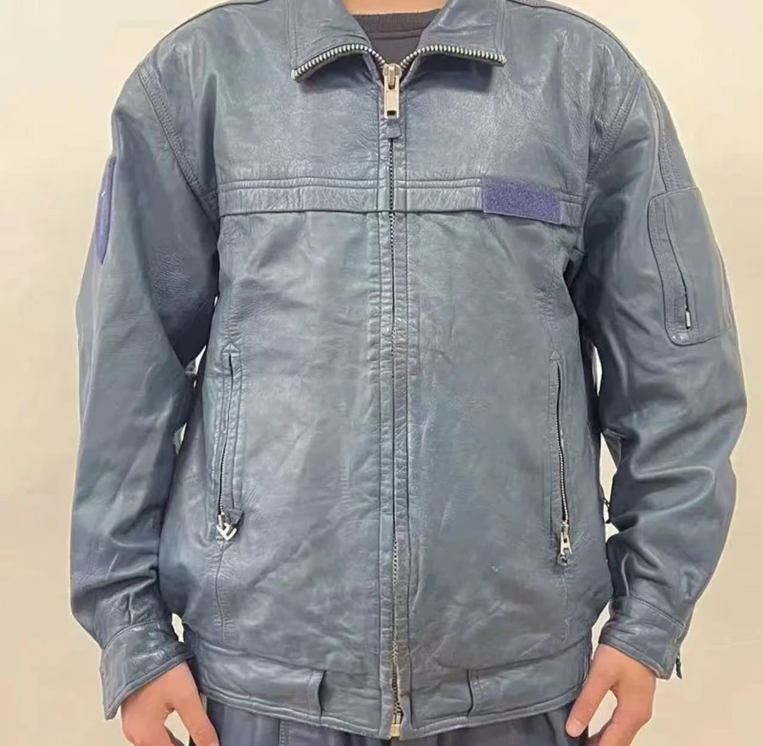 零二春秋翻领皮衣冬皮服皮夹克上衣