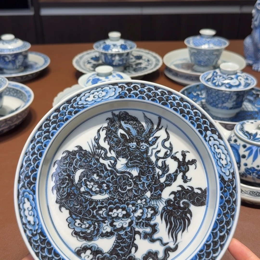 手工手绘茶具微瑕