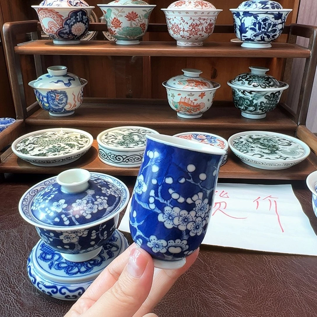 杯子景德镇手绘单杯清货价
