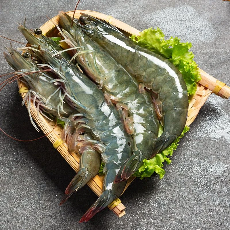 【海水大虾3斤送1斤共4斤】 肉质鲜甜脆嫩15-18cm一盒4斤50-60只 今天发明天到SS