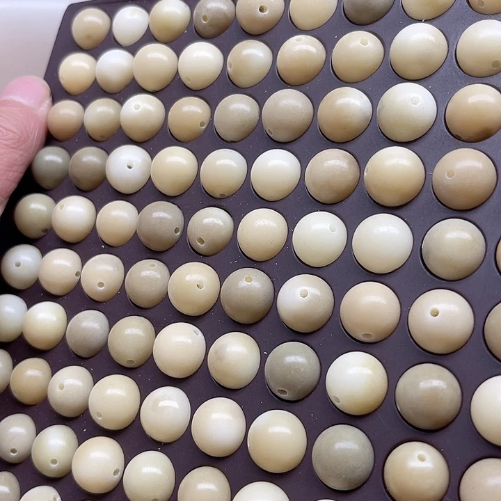 白玉菩提吊坠微瑕13烟雨江南圆珠50颗卡灯牌宠60颗