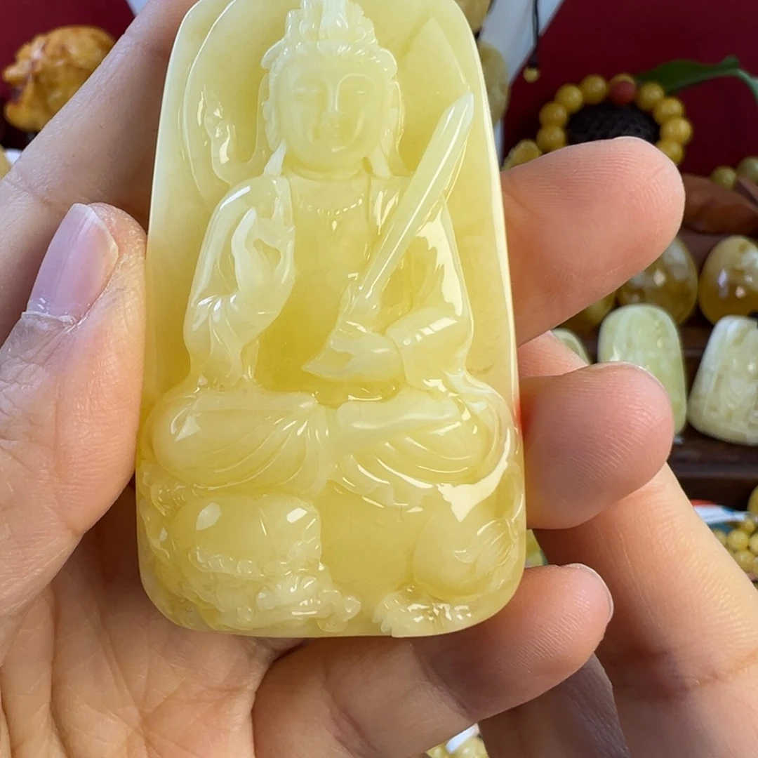 蜜蜡吊坠(不含链)未镶嵌