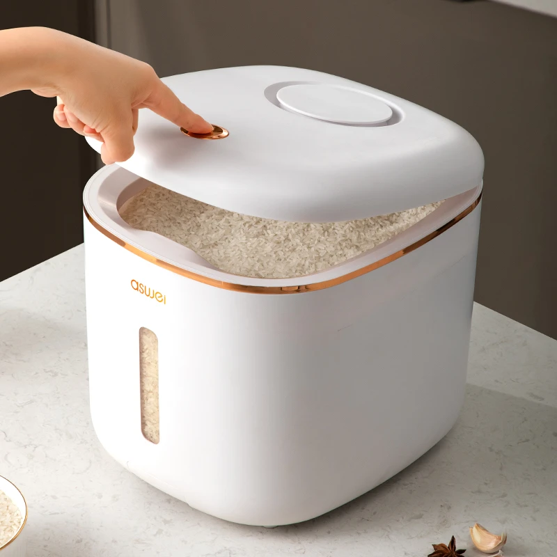 艾思维米桶家用防虫防潮密封米缸盒面桶大米面粉储蓄罐米桶储米箱