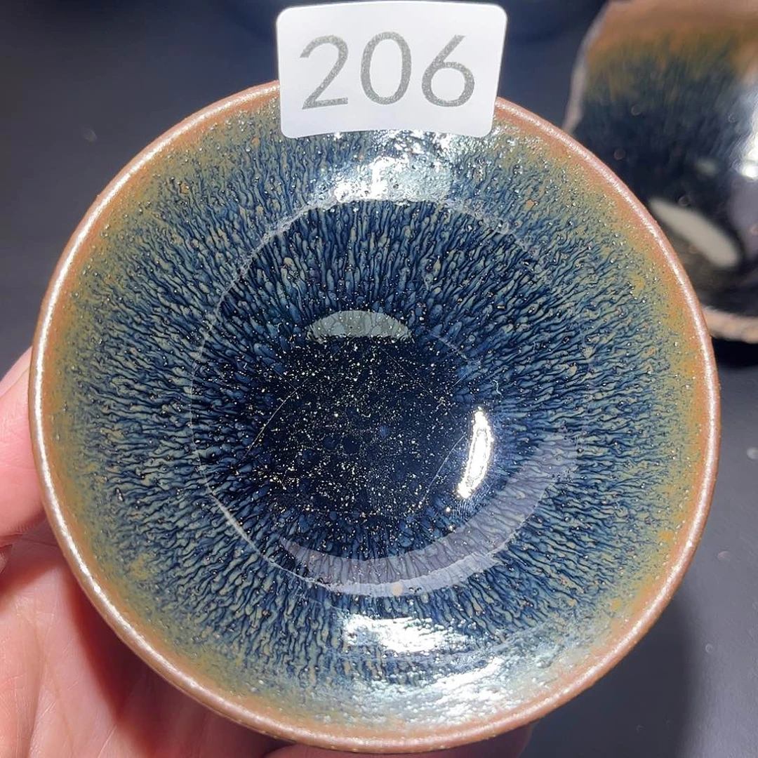 茶盏柴烧建盏主人杯206