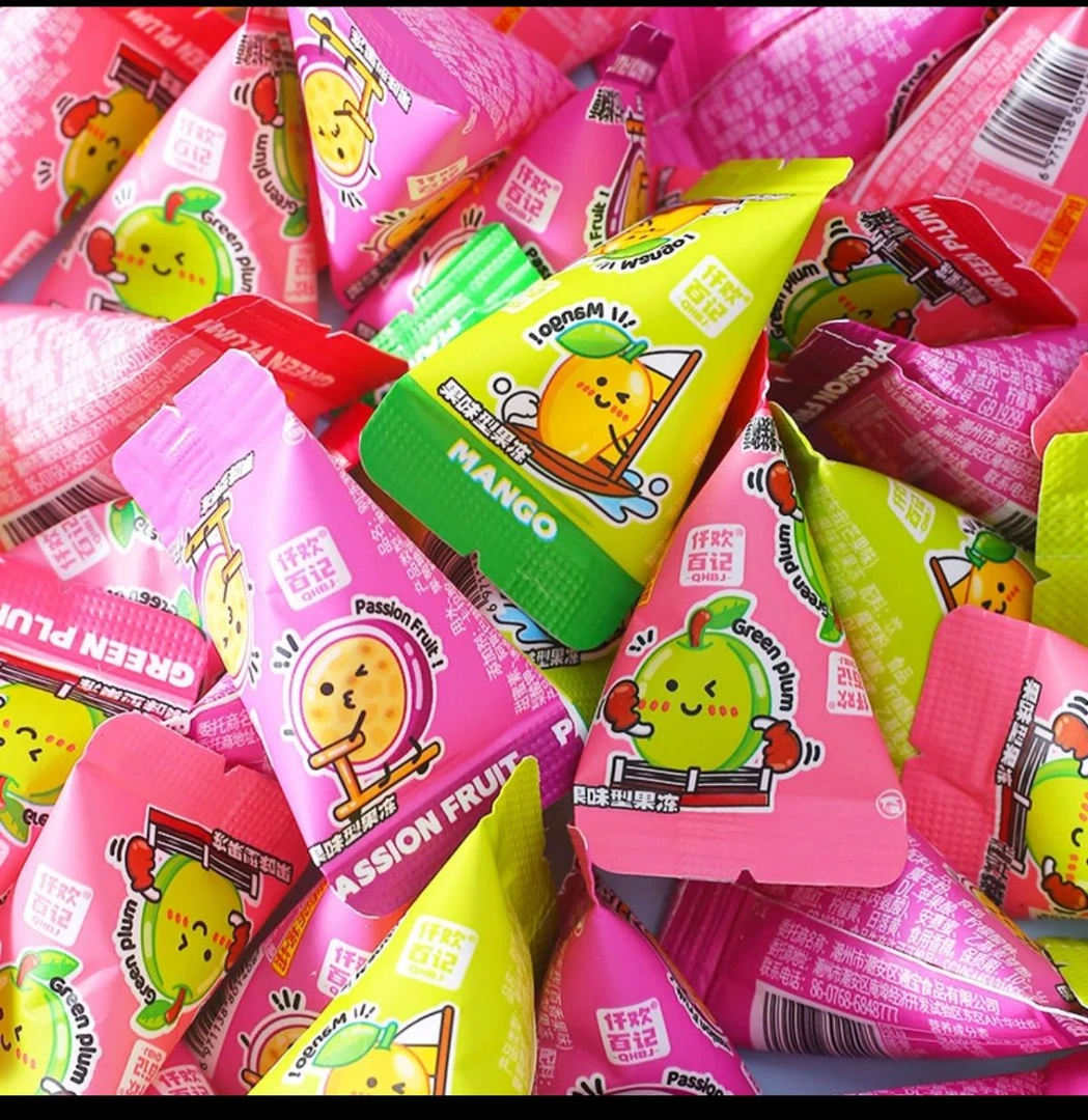 【三角果冻】多口味水果风味三角果冻休闲解馋零食独立包装