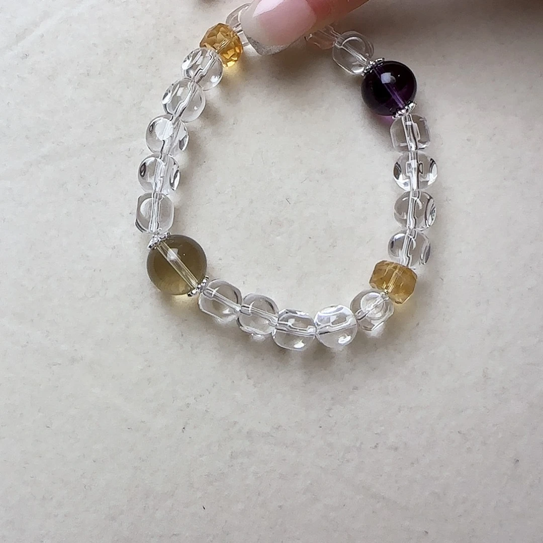 水晶手链未镶嵌大气上档次