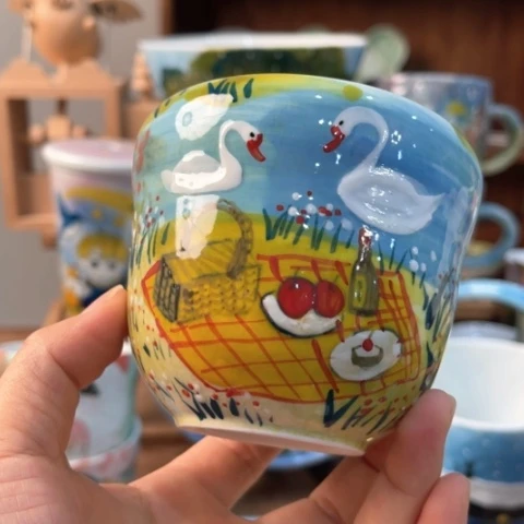 炉景德镇釉下手绘陶瓷