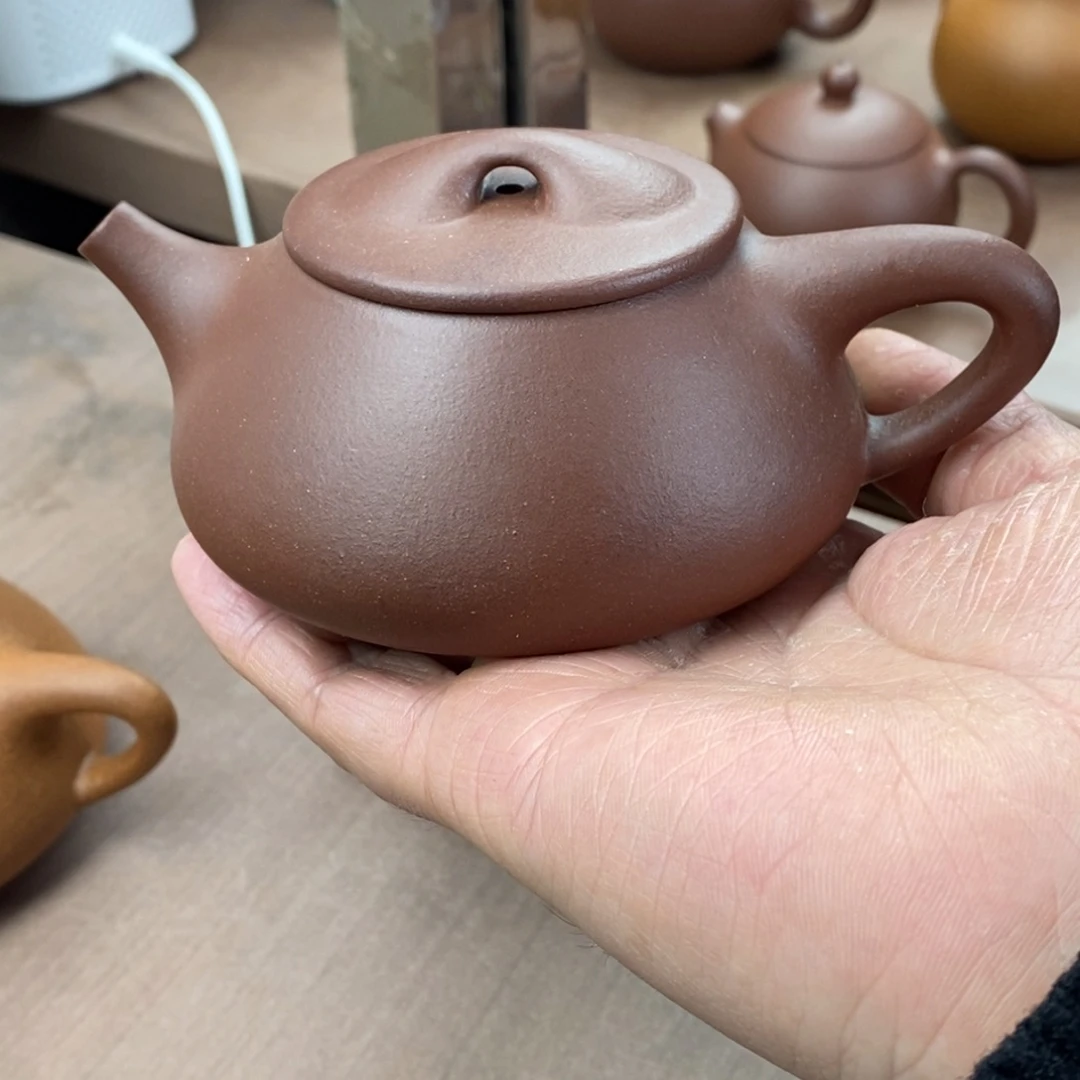紫砂茶壶紫砂壶石瓢