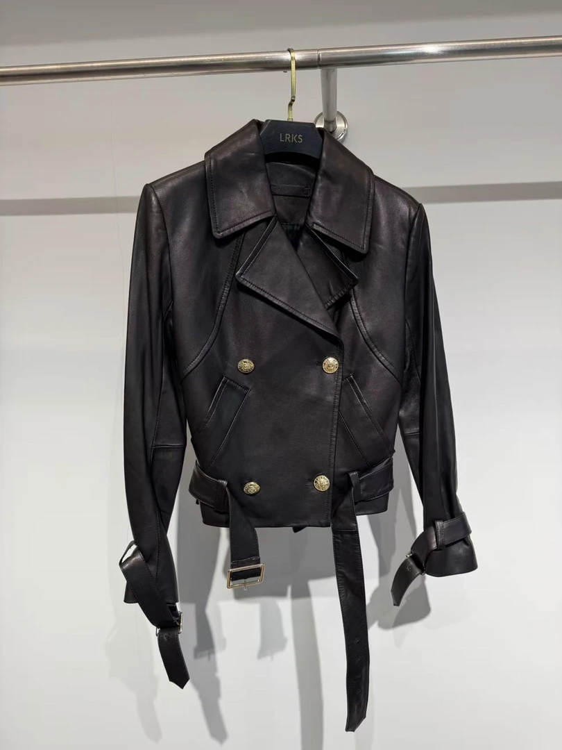 【小钱总】真皮外套 24007  GP