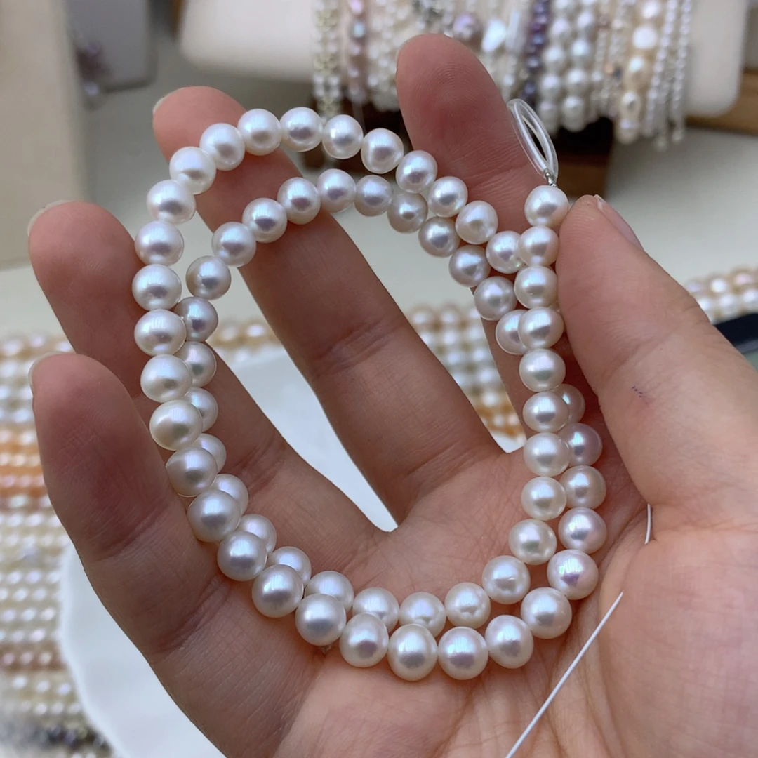 不***.合金淡水珍珠手链