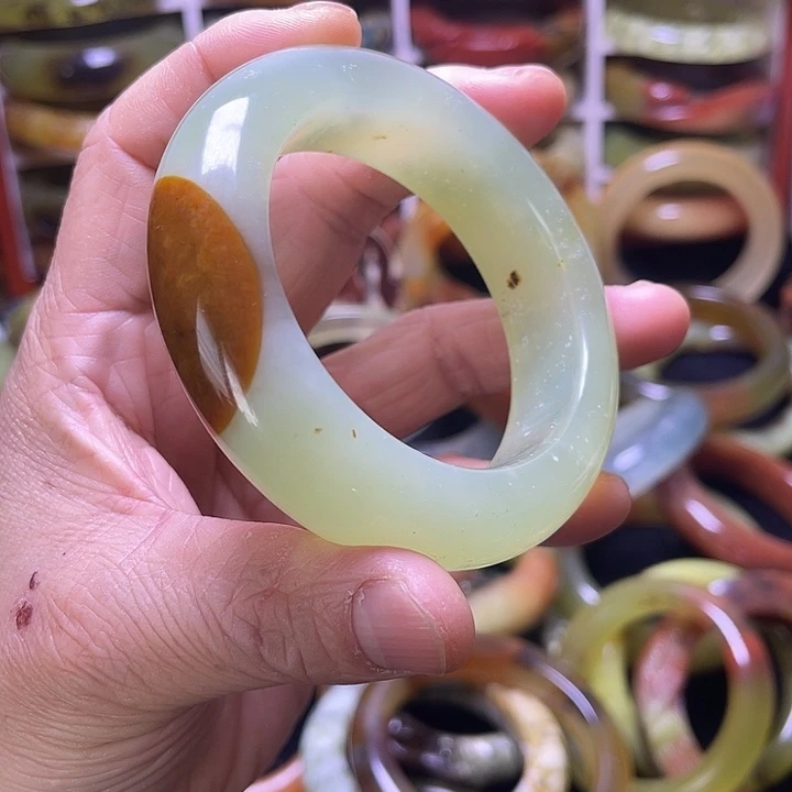 蛇纹石玉合金手镯