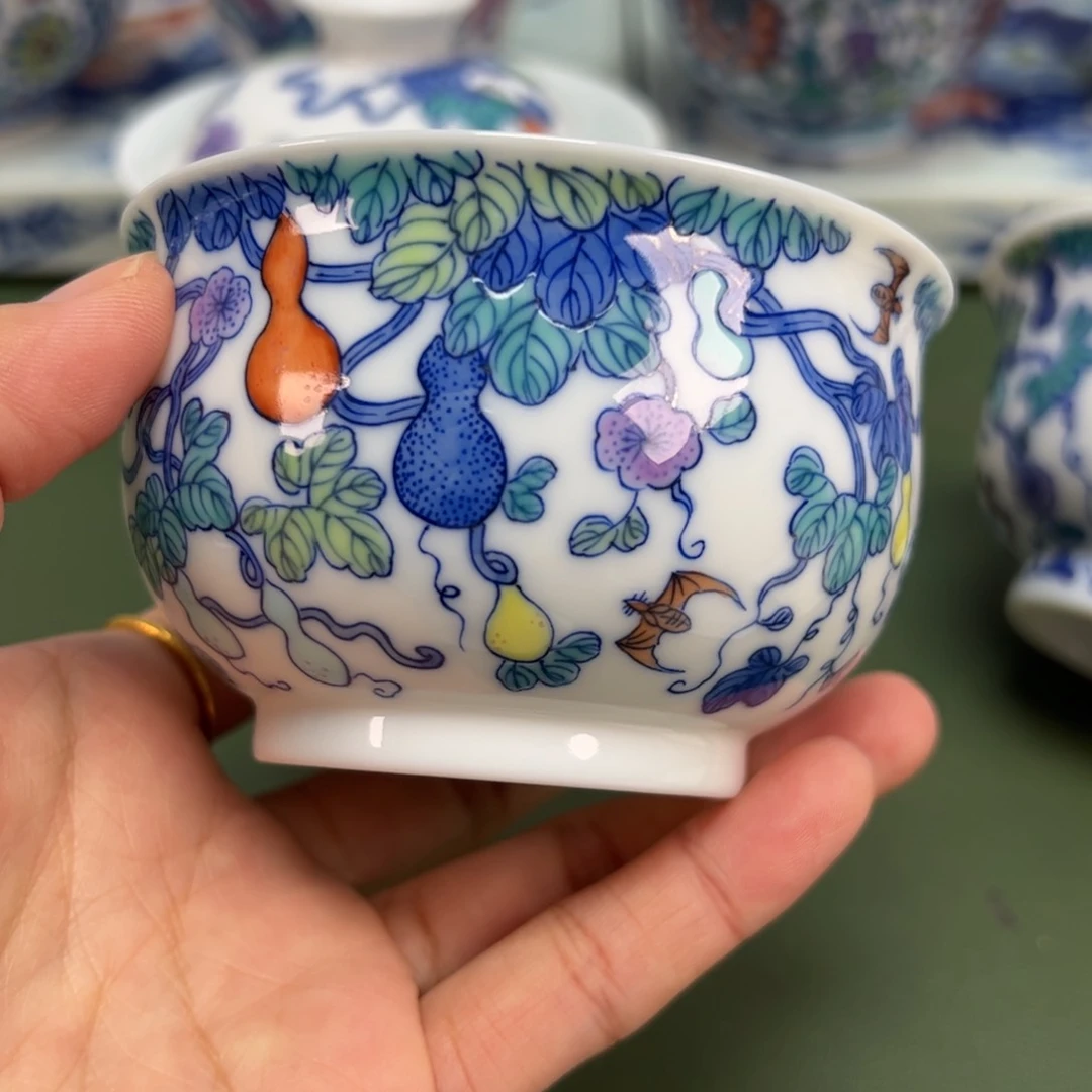 杯景德镇纯手绘茶具73