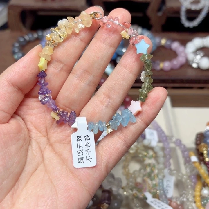 水晶手链未镶嵌金薇薇