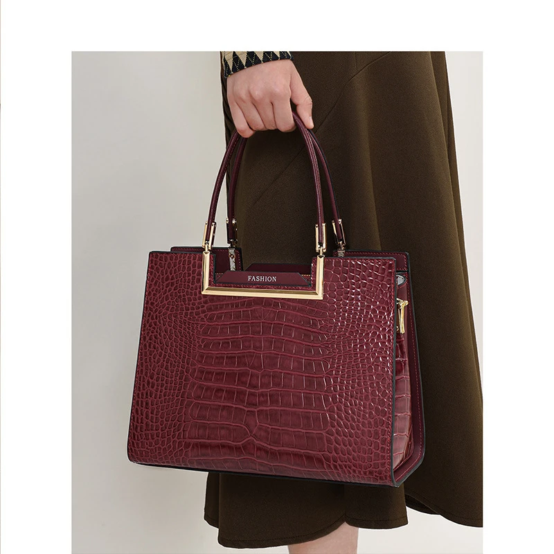 包包ins新款女包斜挎包真皮百搭高级感婚包手提妈妈包箱包