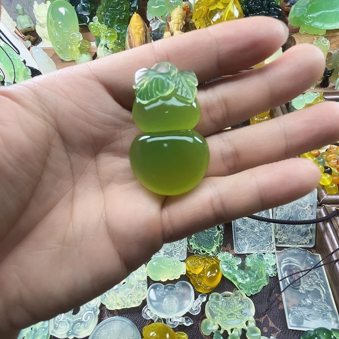 狐***狸岫玉未镶嵌吊坠(不含链)