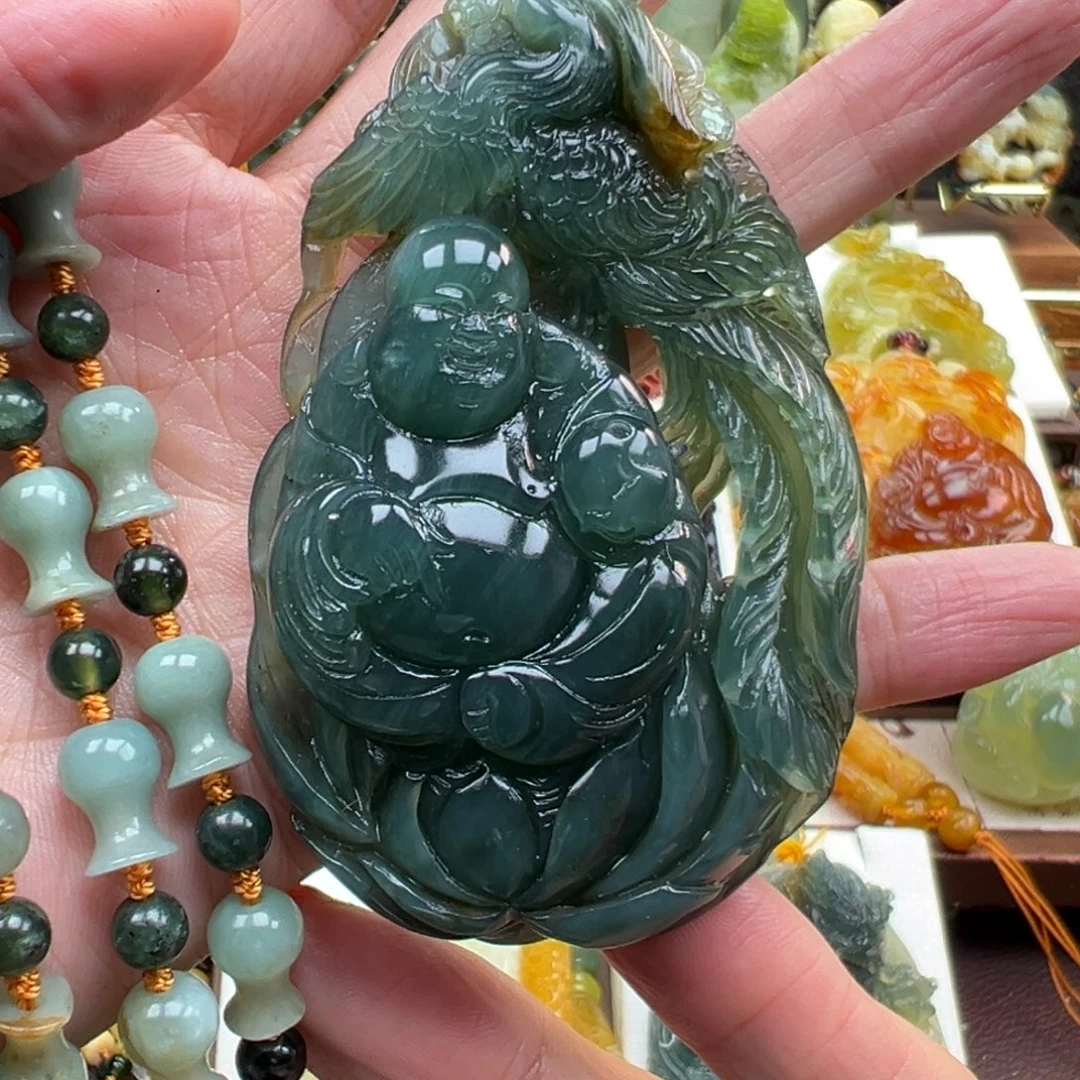 岫玉未镶嵌挂件挂件