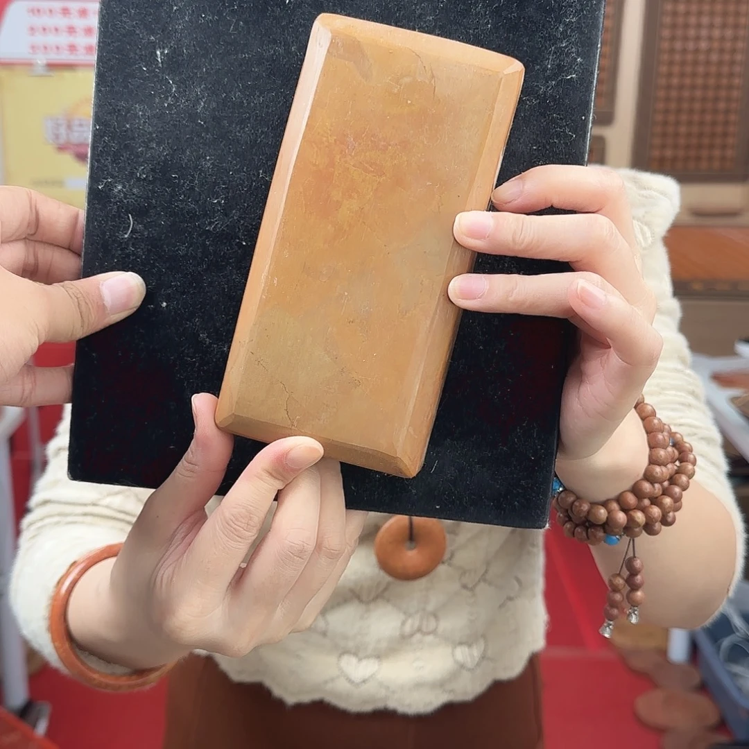 泗水砭石精品方形热敷石分量足