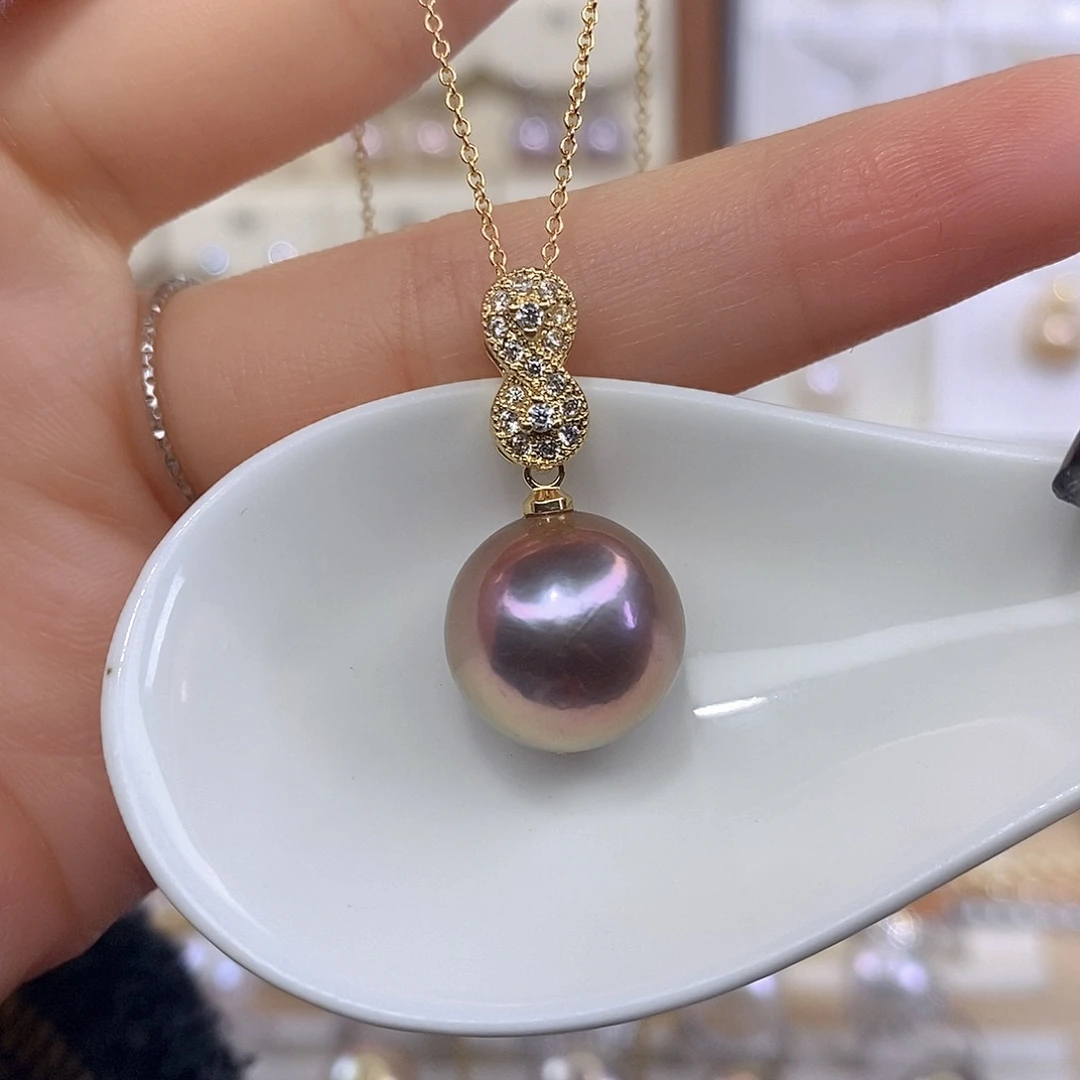 淡水珍珠颈饰合金F