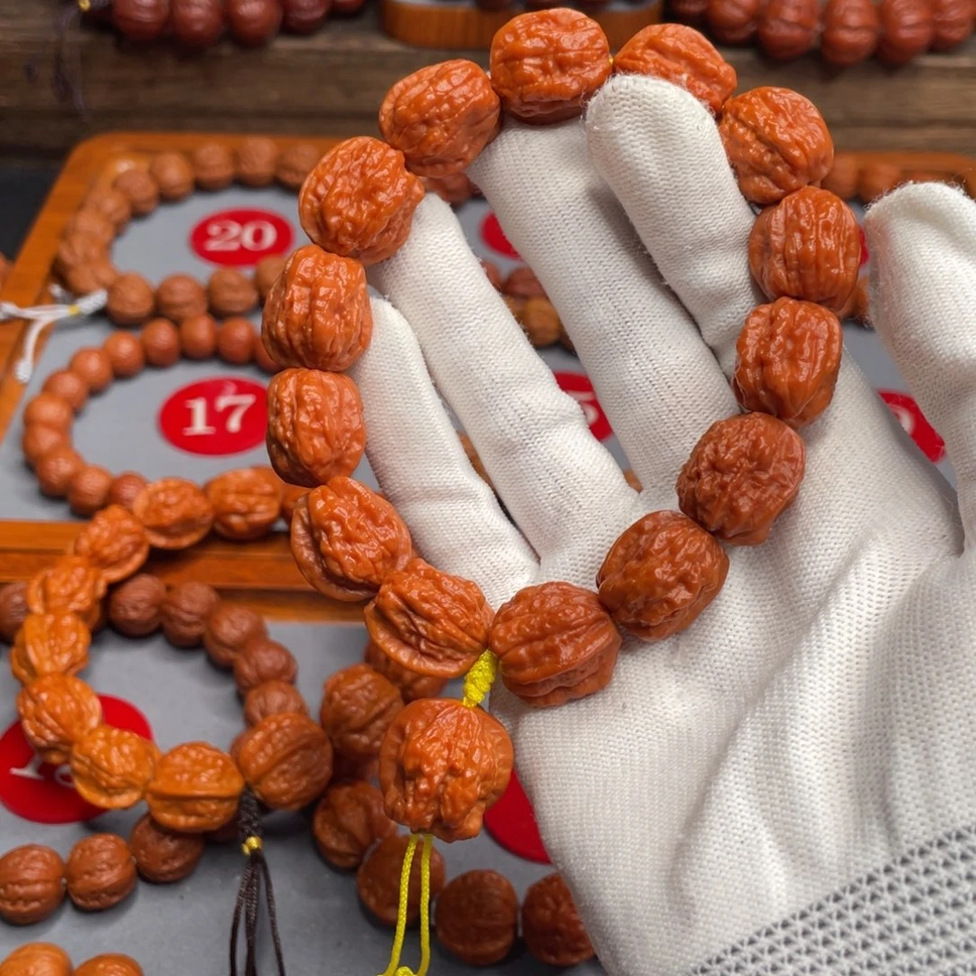 行***轩手串文玩核桃金蟾