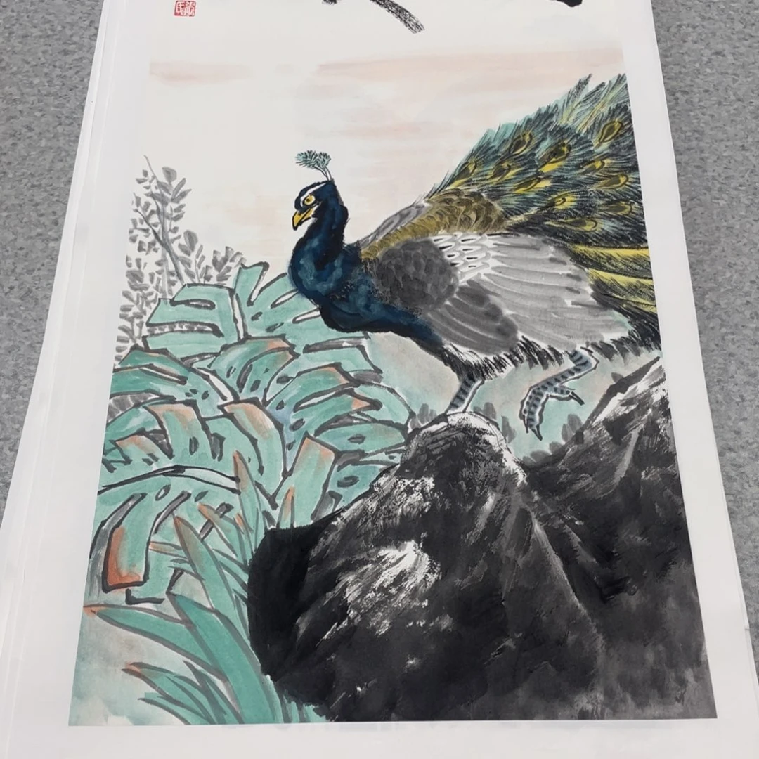 国画2平尺国画作品