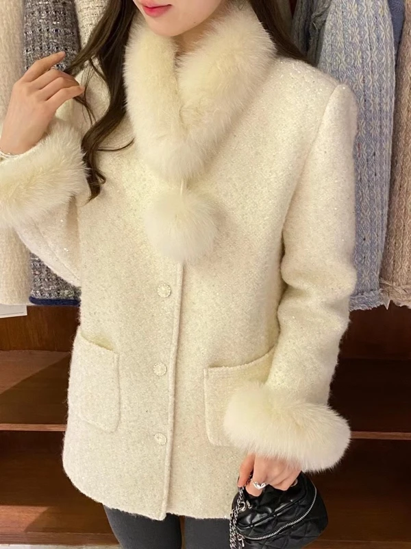 【ARONG阿荣家】外套00680-白色黑色-F（剪标）