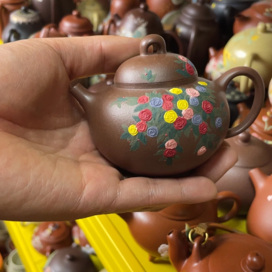 懒***兽红泥茶杯紫砂主人杯150cc